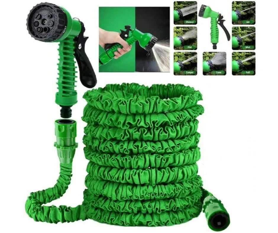 FURTUN EXTENSIBIL 60 m + Set Conectori si Pistol